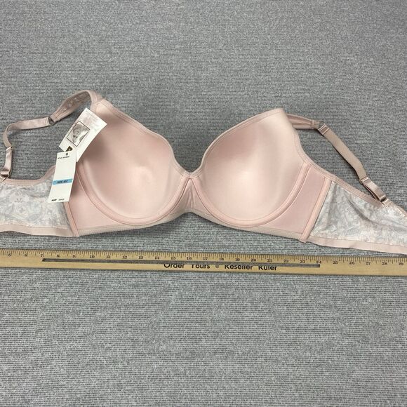 Jessica Simpson Ladies 42C Bra Floral Padded Underwire Adjustable Clasp Back - Picture 8 of 16